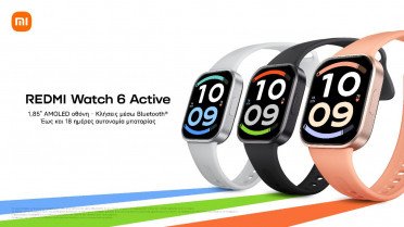 Η σειρά wearables εμπλουτίζεται με τα νέα, εντυπωσιακά REDMI Watch 6 Active, REDMI Watch 6 Lite και Xiaomi Smart Band 11 Active